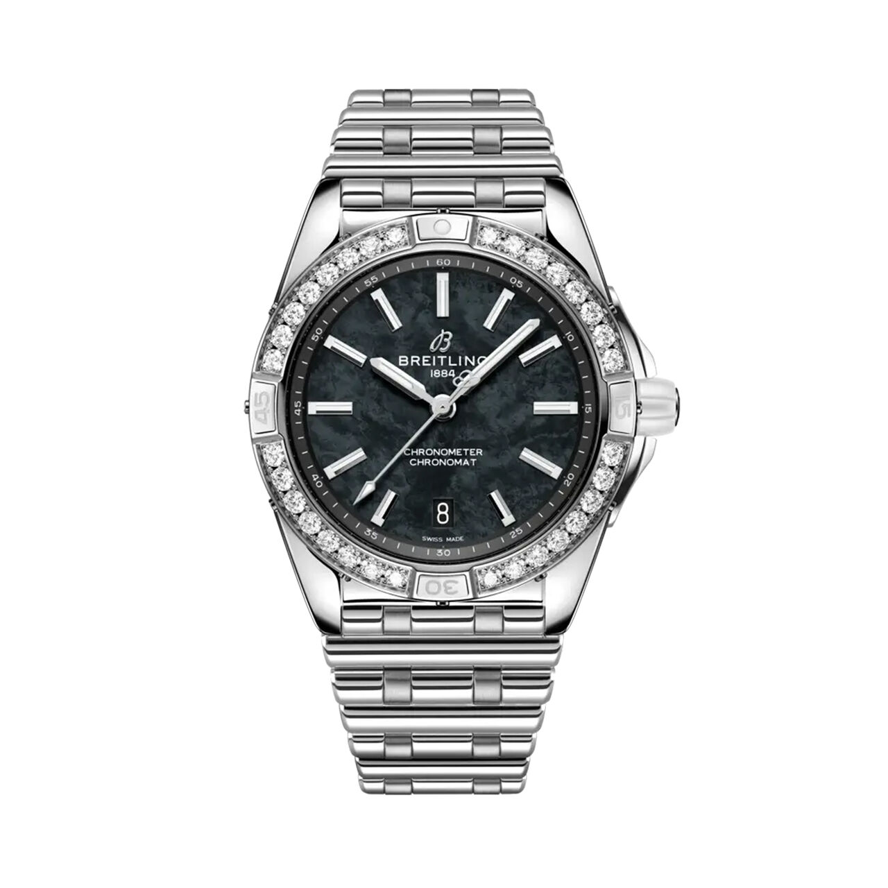 Breitling Super Chronomat Automatic 38 mm Stainless Steel and Diamond - Limited Edition image number 0