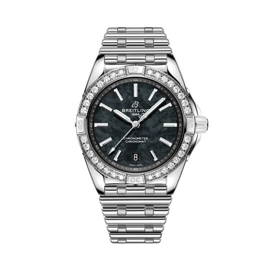 Breitling Super Chronomat Automatic 38 mm Stainless Steel and Diamond - Limited Edition image number 0