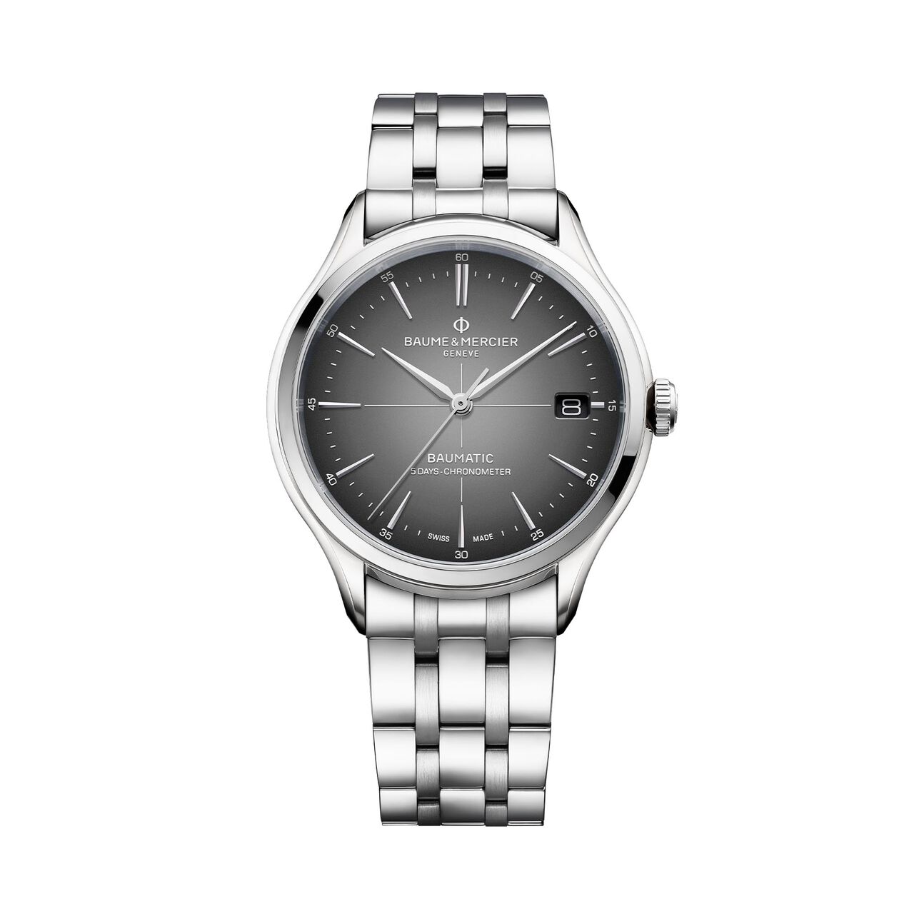 Baume Mercier Clifton Baumatic Cosc Automatic Steel 40Mm image number 0