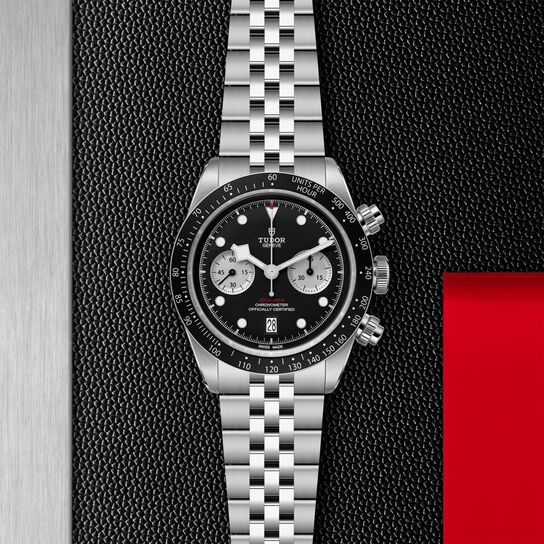 TUDOR Black Bay Chrono model M79360N-0013 in stainless steel image number 1