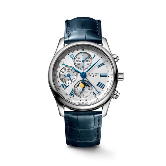 Longines Master Automatic Moonphase Chronograph 40 mm Stainless Steel L2.673.4.71.2 image number 0