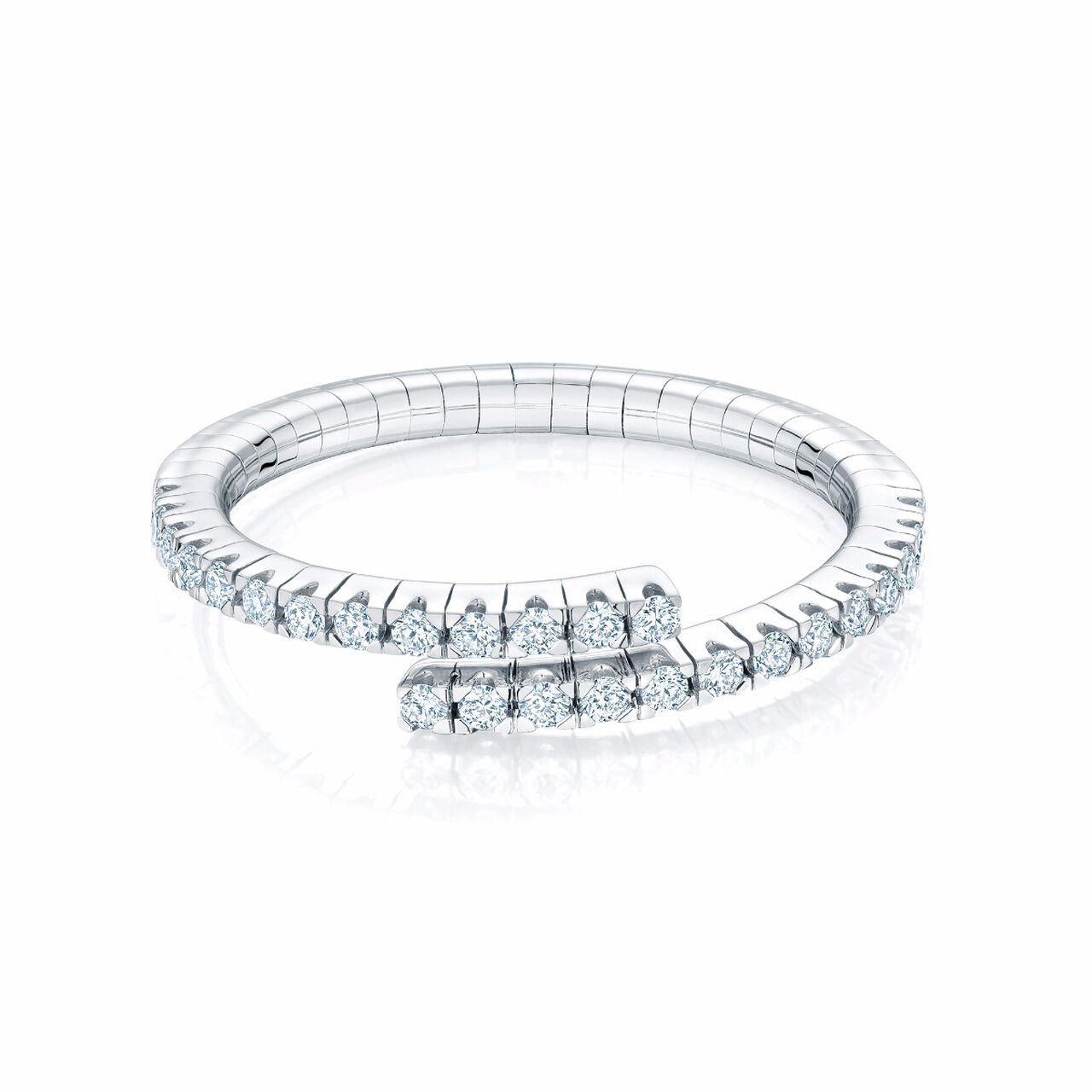 bijoux birks rosee du matin diamond flex wrap ring image number 0