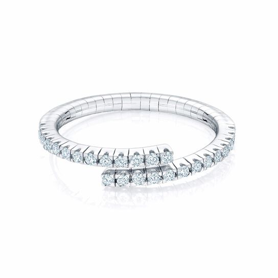 bijoux birks rosee du matin diamond flex wrap ring image number 0