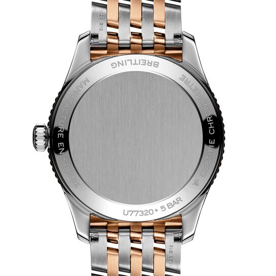 Breitling Navitimer Quartz 32 mm Stainless Steel, Red Gold and Diamond U77320E61A1U1 Back image number 2