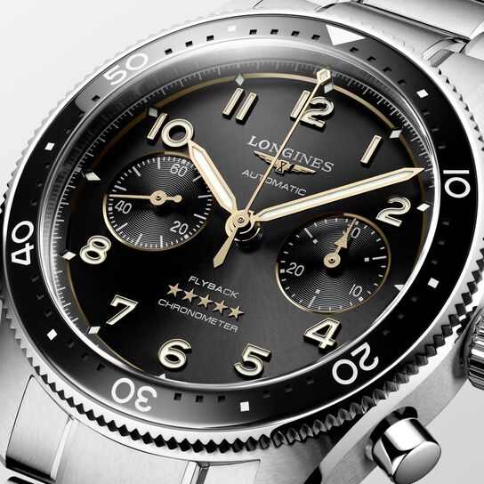 Longines Spirit Flyback Automatic Chronograph 42 mm Stainless Steel L3.821.4.53.6 Dial image number 3