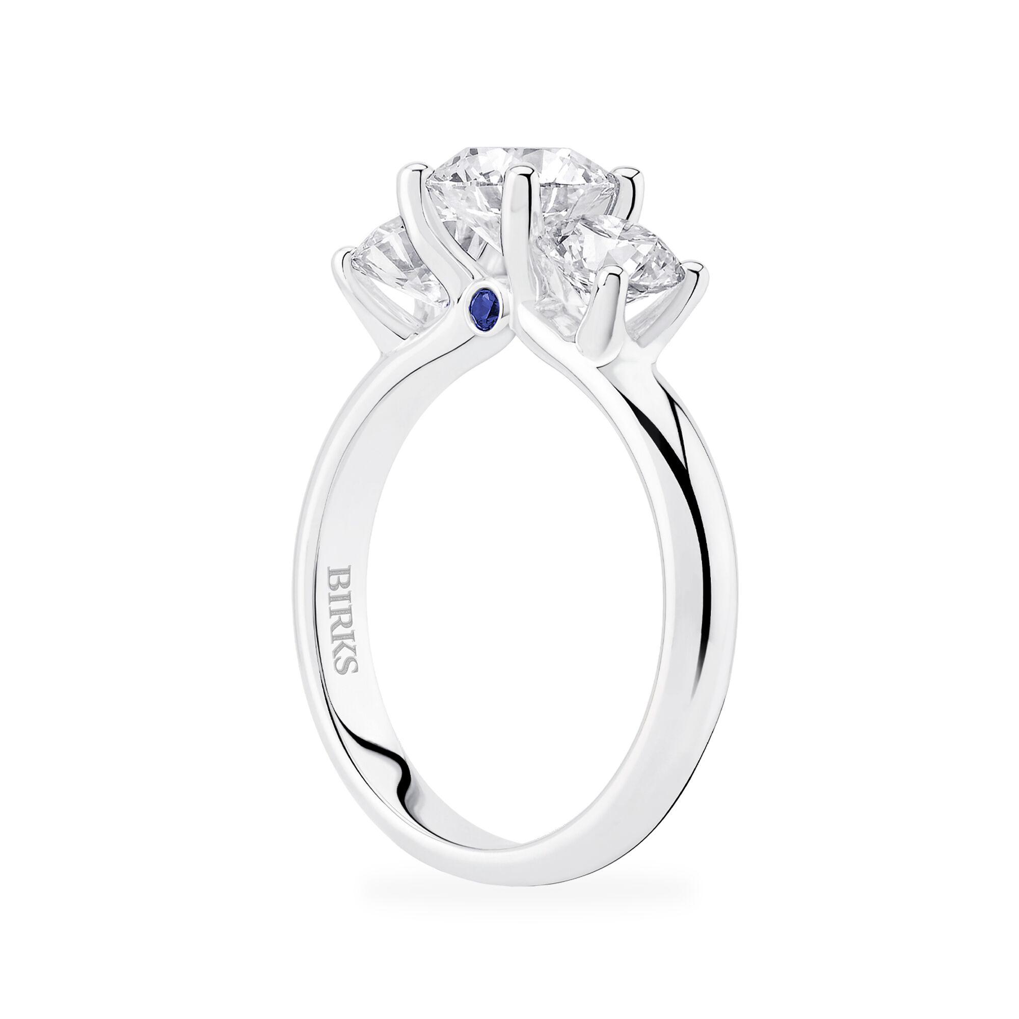 Tiffany 3 stone engagement ring outlet sapphire