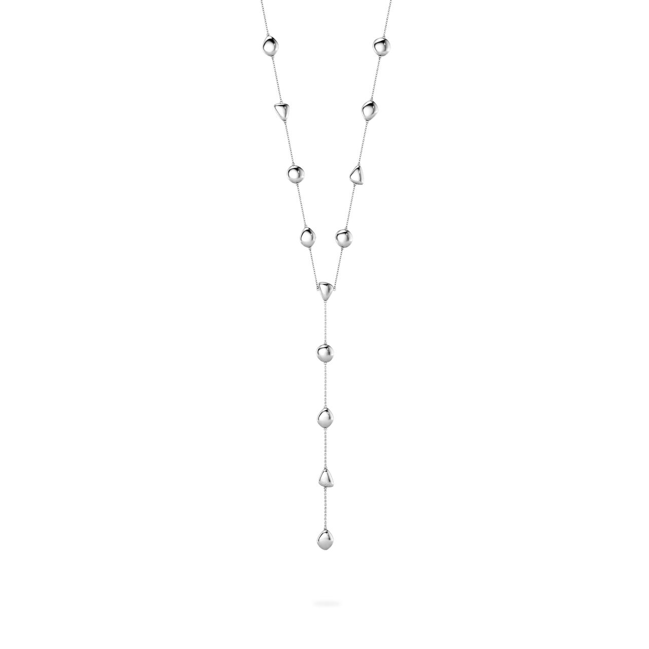 Silver Lariat Necklace image number 0