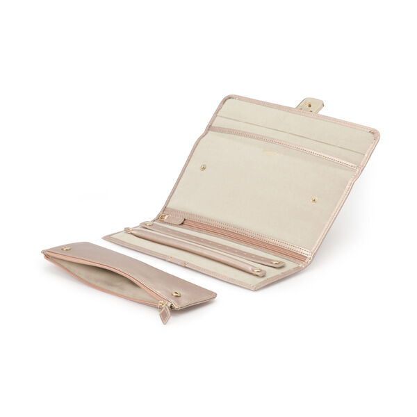 Palermo Rose Gold Jewellery Roll