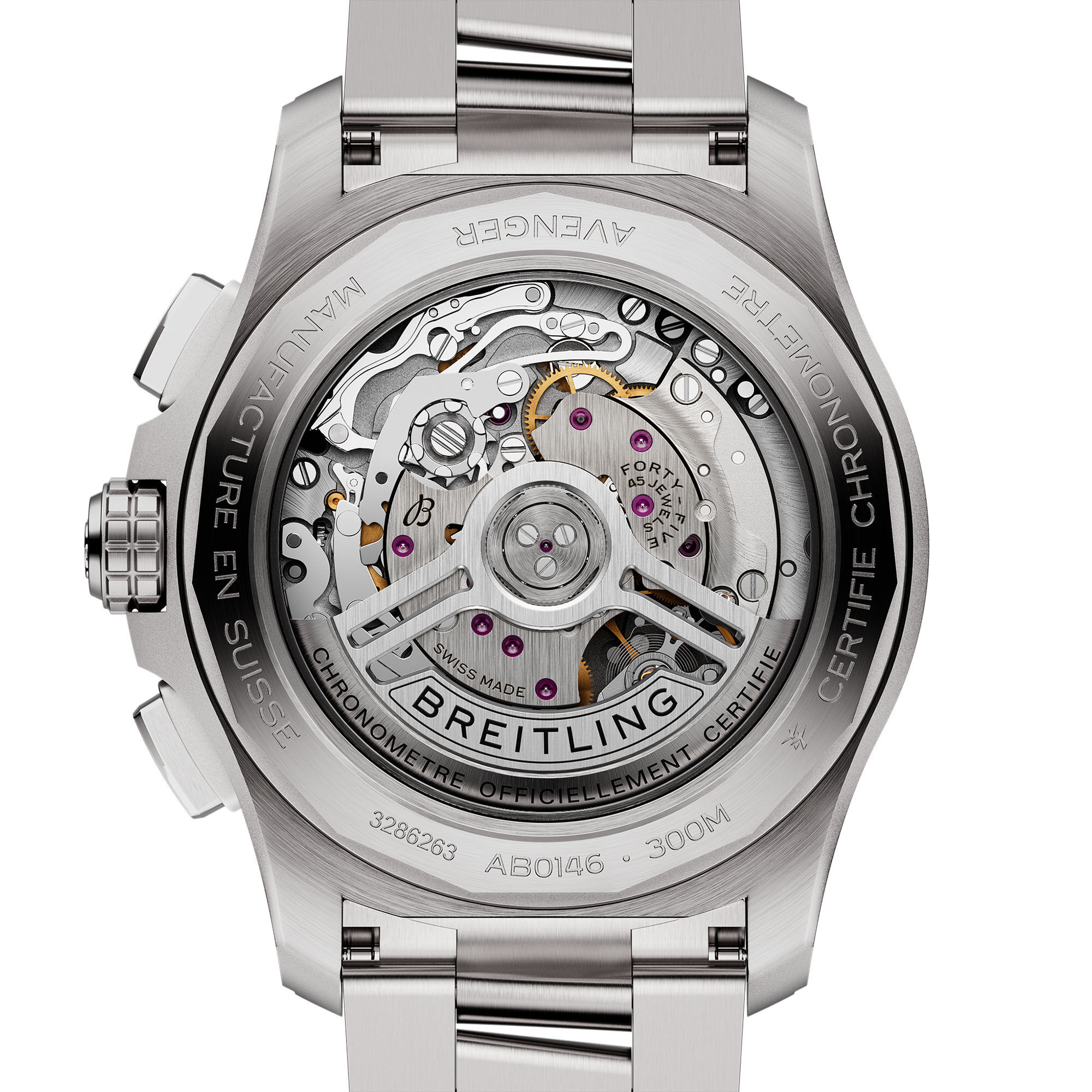 Avenger B01 Automatic Chronograph 42 mm Stainless Steel