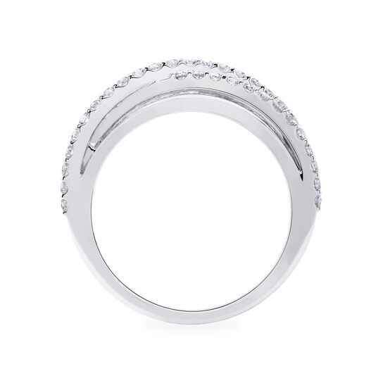 Birks RosÃ©e du Matin Large Diamond White Gold Ring image number 3