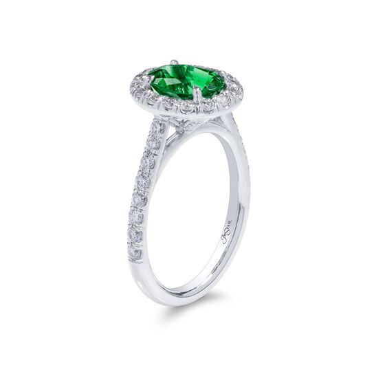 jb star oval emerald diamond halo 0137 406v2 standing image number 1