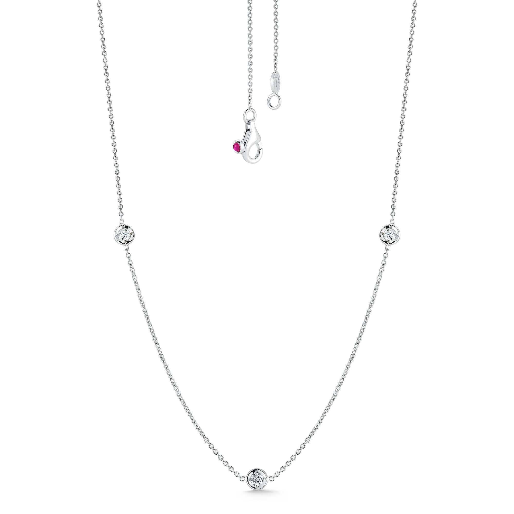 White gold with diamond chains new arrivals