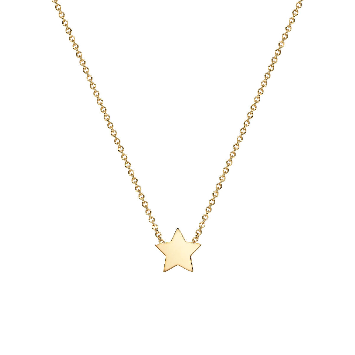 Yellow Gold Star Necklace for Kids Birks Essentials