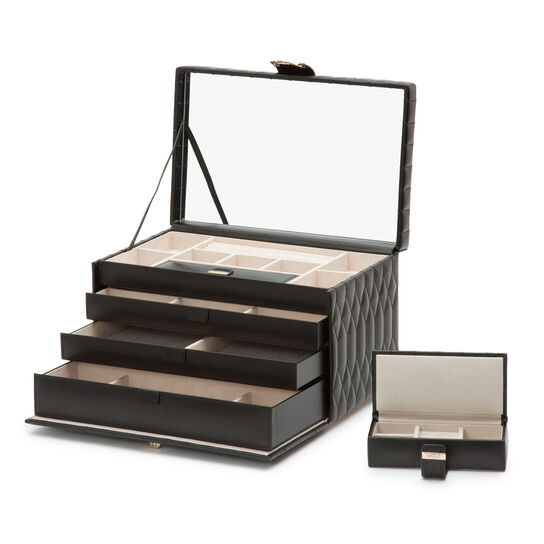 Coffret à bijoux Caroline noir, grand modèle image number 3