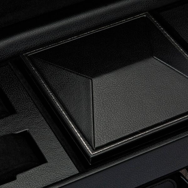 Remontoir de montre British Racing 3 pièces avec rangement noir