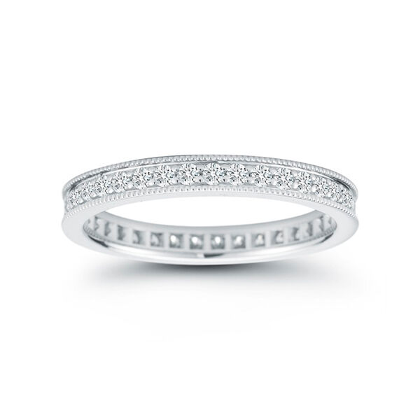 White Gold and 0.56ct 37 Diamond Eternity Wedding Band