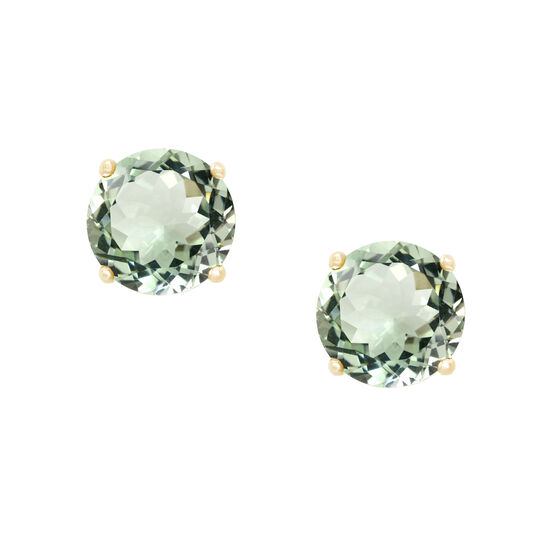 maison bijoux birks salon yellow gold green quartz stud earrings eg00042ag image number 0