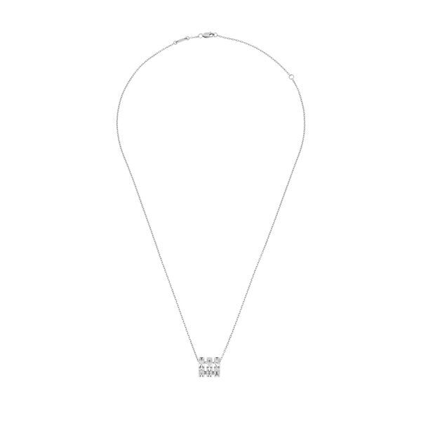Collier Pulse en or blanc avec diamants