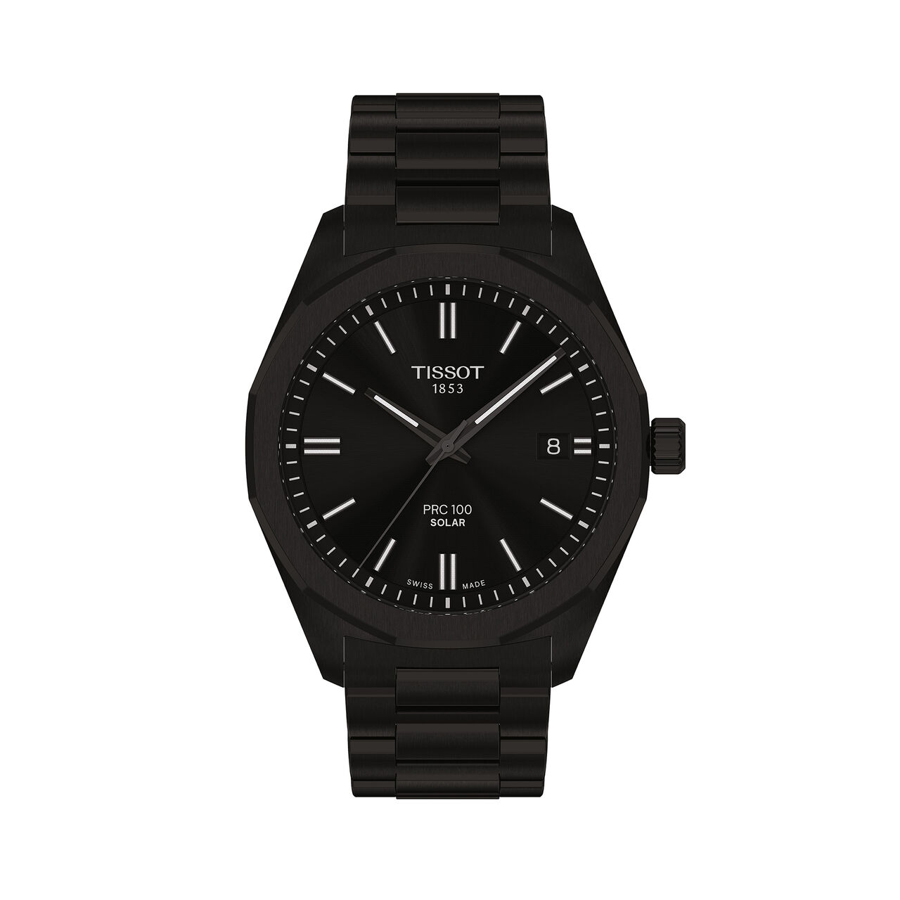 Tissot PRC 100 Solar Quartz 39 mm PVD Stainless Steel &ndash; T1514223305100 image number 0