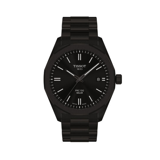 Tissot PRC 100 Solar Quartz 39 mm PVD Stainless Steel &ndash; T1514223305100 image number 0