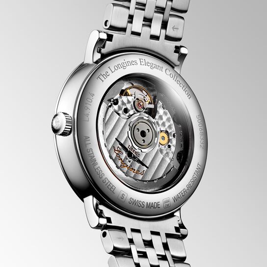 longines elegant collection automatic 39 mm stainless steel l4.910.4.11.6 back image number 2