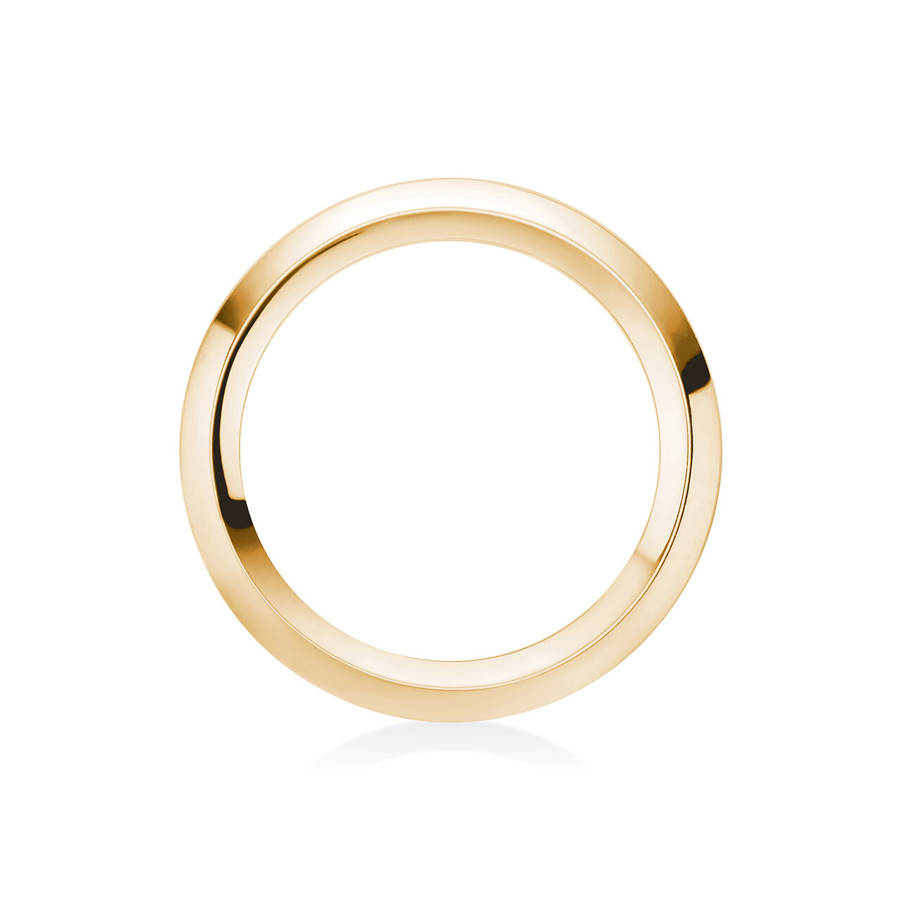 3MM Yellow Gold Wedding Band-6.5 image number 1