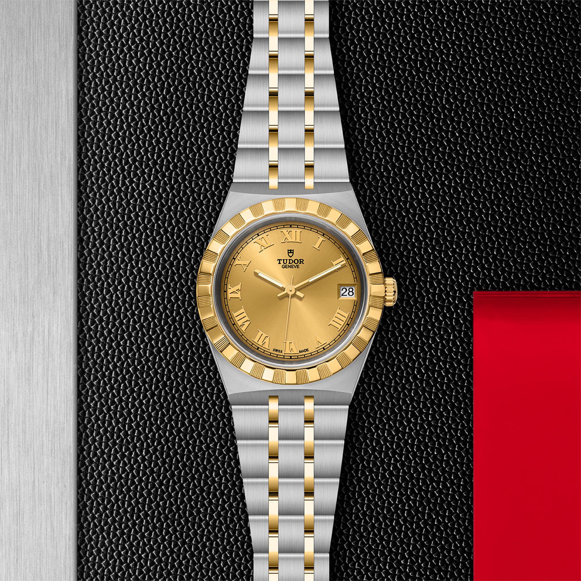TUDOR Royal Automatic mm Yellow Gold and Stainless Steel