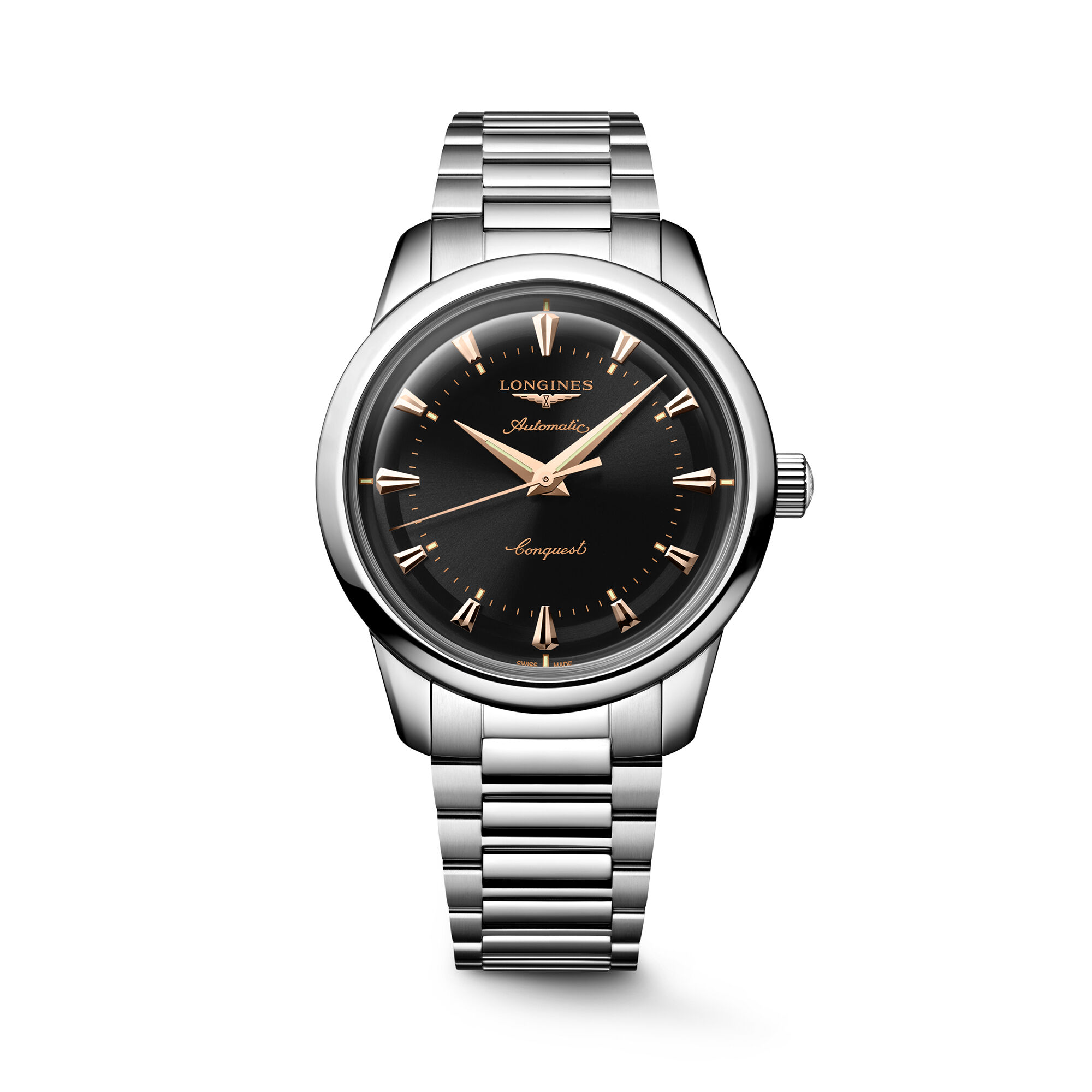 Conquest Heritage Automatic 40 mm Stainless Steel