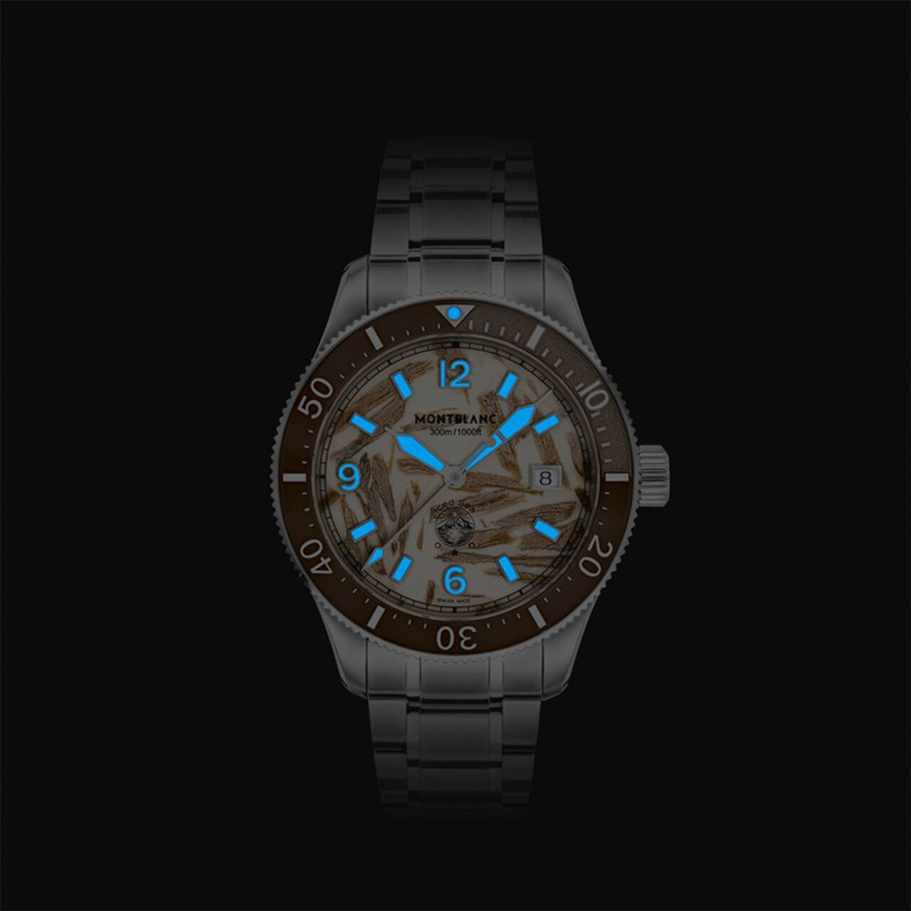 Montblanc 1858 Iced Sea 0 Oxygen Automatic 41 mm Stainless Steel - Limited Edition image number 4