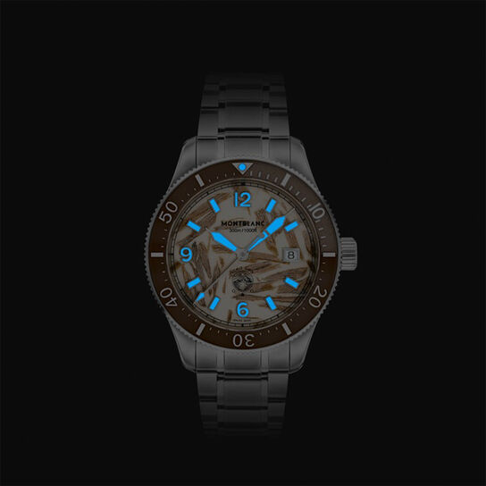 Montblanc 1858 Iced Sea 0 Oxygen Automatic 41 mm Stainless Steel - Limited Edition image number 4