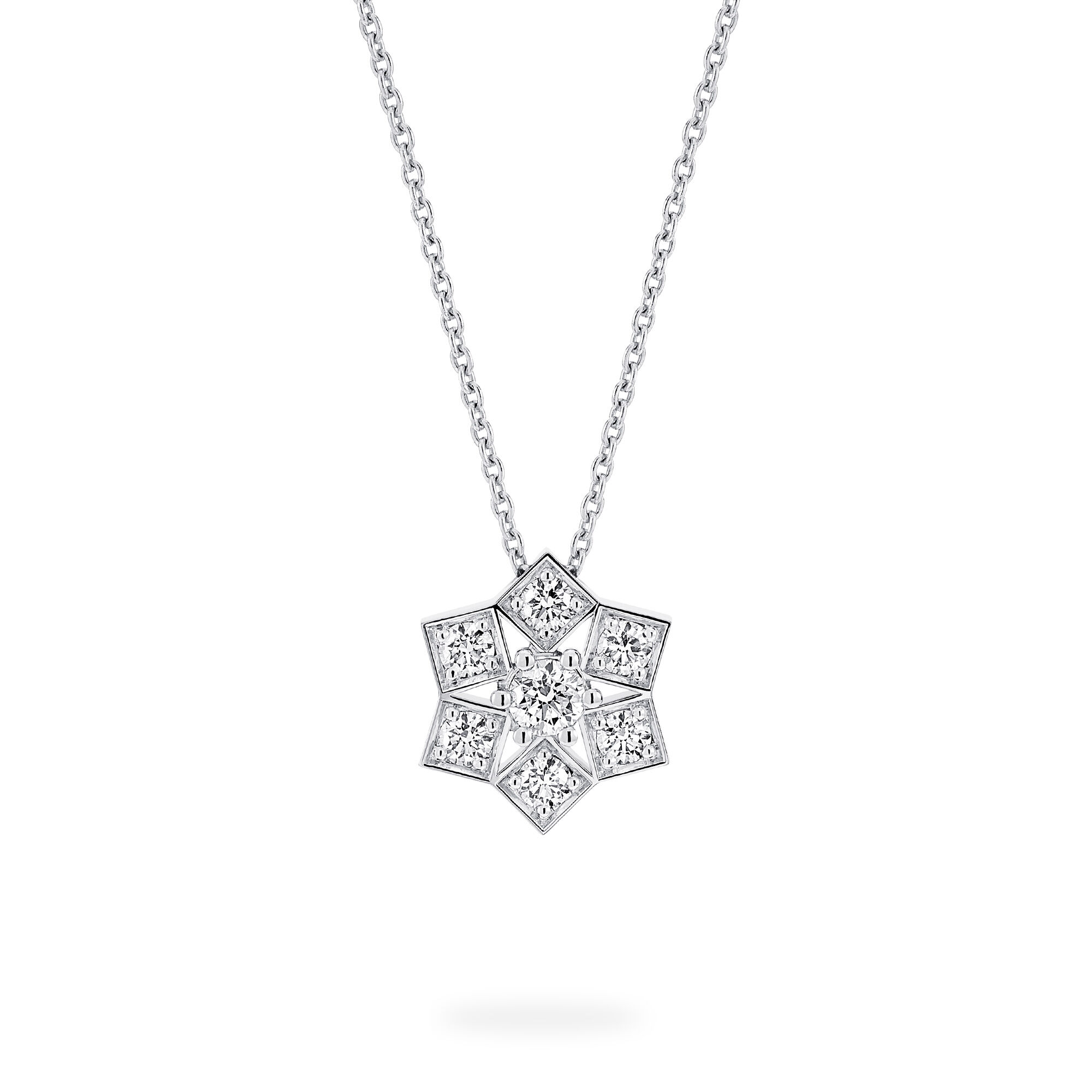 White Gold Pendant, Large