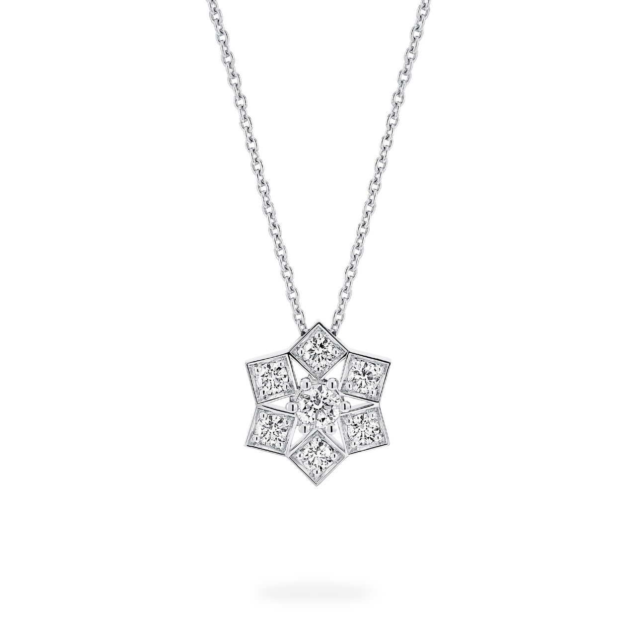 Birks Snowflake White Gold Pendant, Large 450017706592 image number 0
