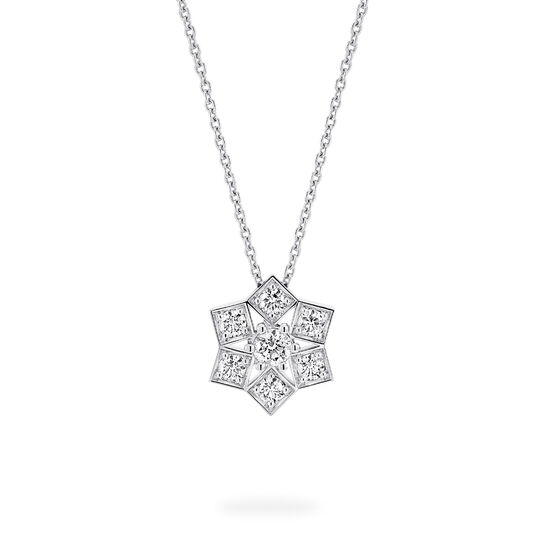 Birks Snowflake White Gold Pendant, Large 450017706592 image number 0