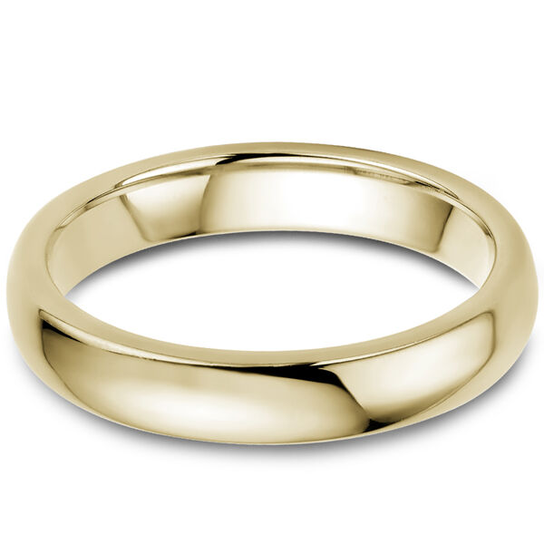 4 MM Yellow Gold Wedding Band