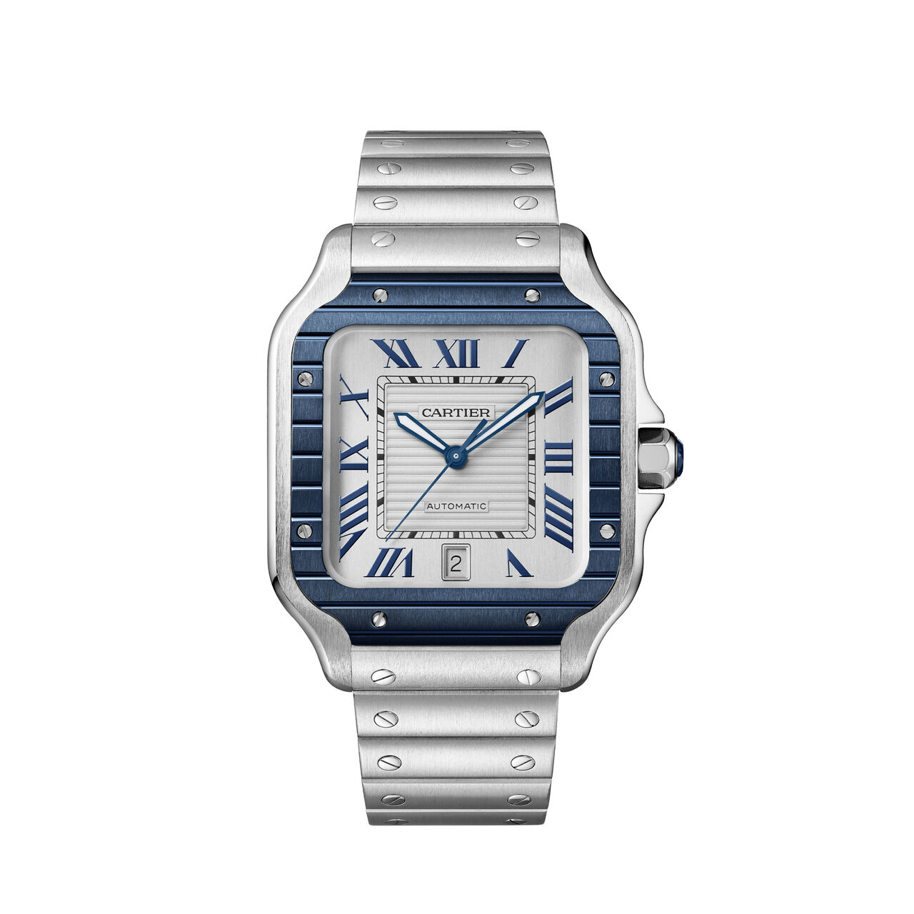 Santos de Cartier Large Model Automatic 39 mm Stainless Steel image number 0