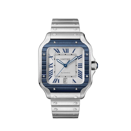 Santos de Cartier Large Model Automatic 39 mm Stainless Steel image number 0