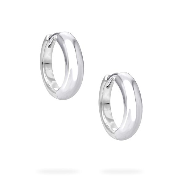 Boucles d'oreilles huggie en argent, 18MM