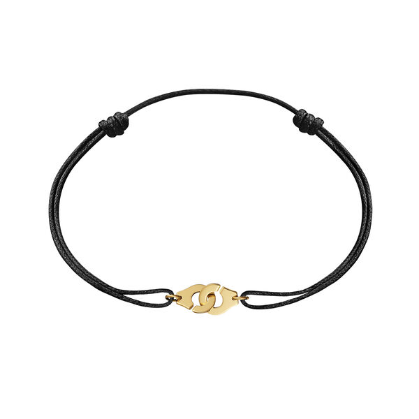 Menottes R8 Yellow Gold Cord Bracelet