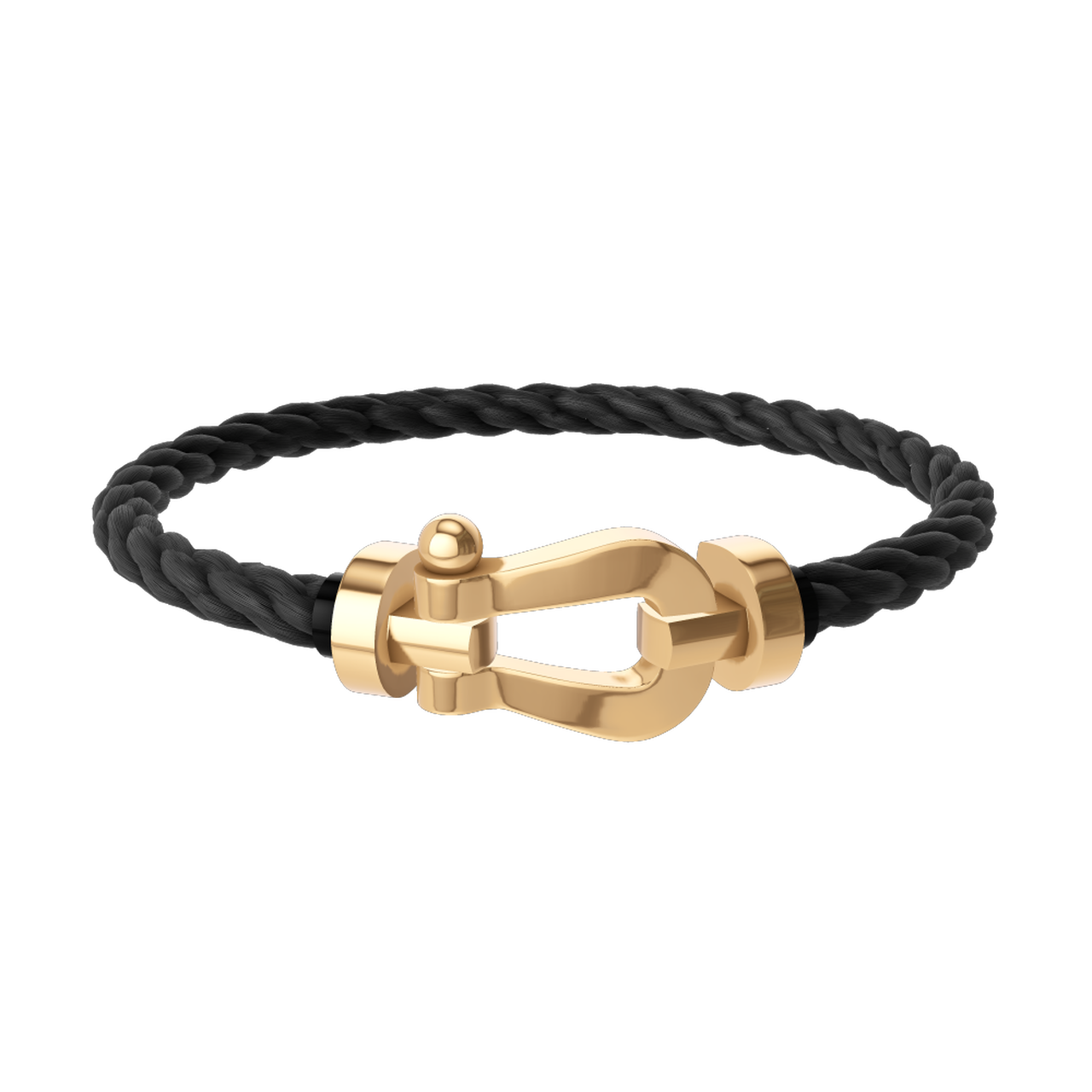 Force 10 Large Yellow Gold Cable Bracelet image number 0