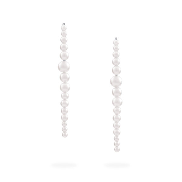Freshwater Pearls Long Drop Earrings
