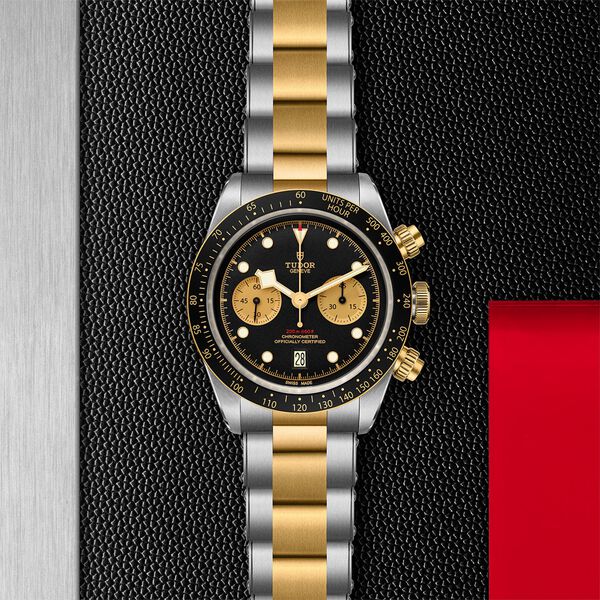 Black Bay Chrono 41 mm chronographe automatique en or jaune et acier inoxydable