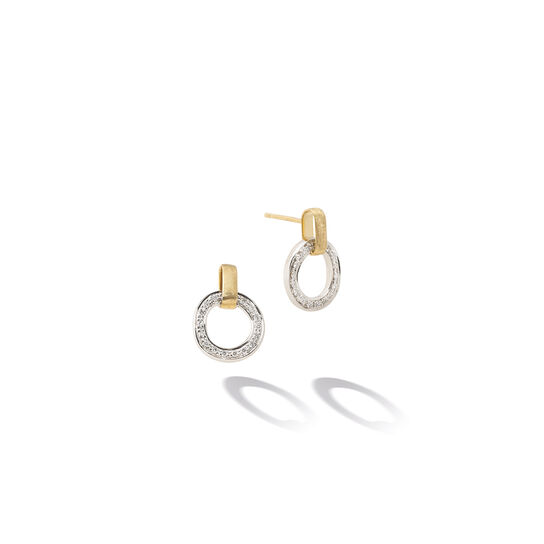 Jaipur Yellow Gold and Diamond Earrings image number 0