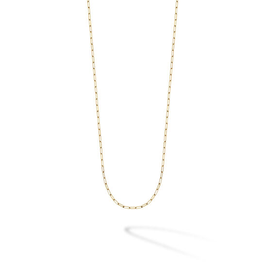 bijoux birks essentials yellow gold cable chain necklace image number 0