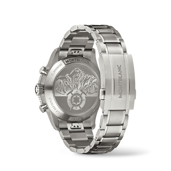 1858 0 Oxygen 44m chronographe automatique en acier inoxydable