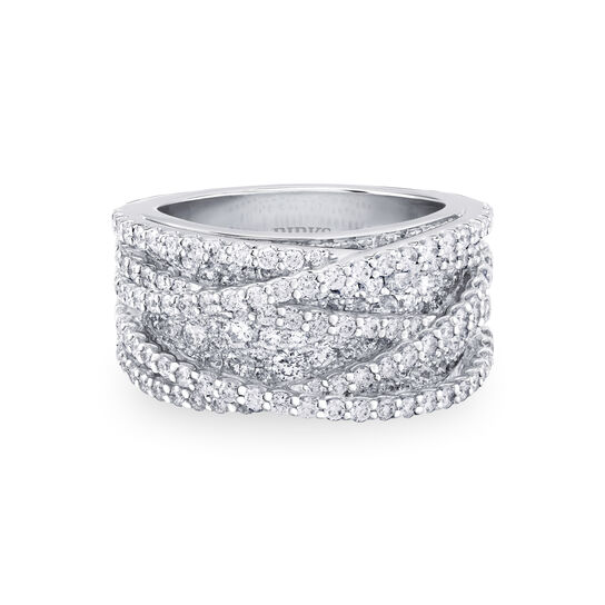 Birks Rosée du Matin Large Diamond White Gold Ring image number 0
