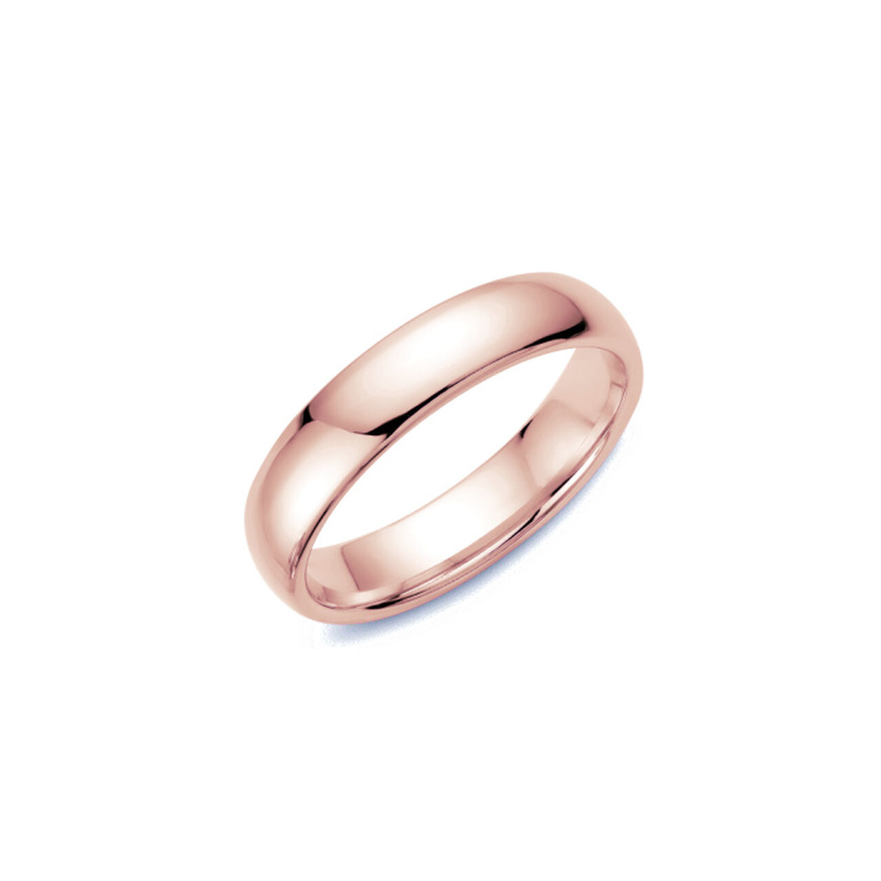 Wedding Bands/FY24 AUG/6 mm  Wedding Band Rose Gold Angle image number 1