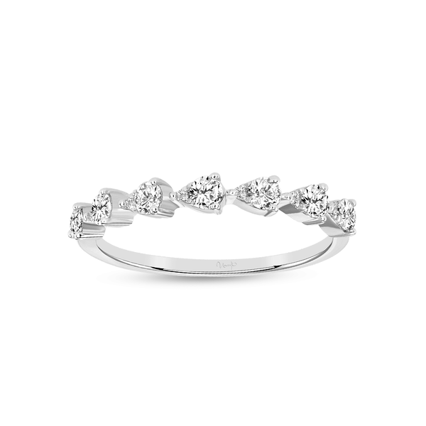 White Gold Ring with Diamonds
