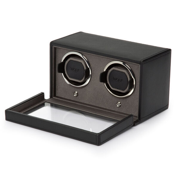 Cubs Black 2 Piece Watch Winder with Cover