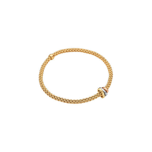 Bracelet Prima multi-rondelles en or jaune