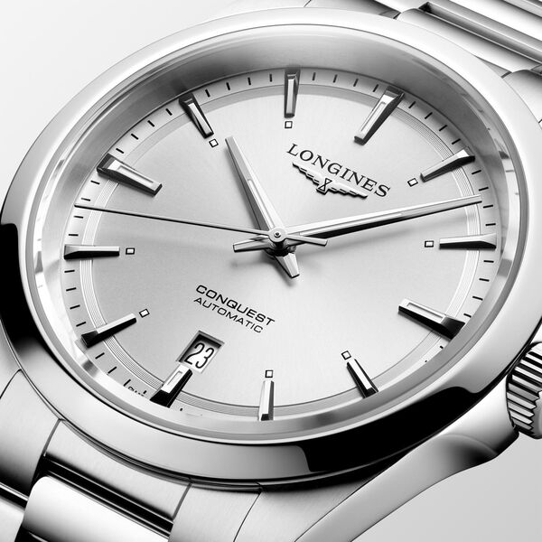 Conquest 41 mm automatique en acier inoxydable